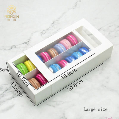 Cookie Pie Macaron Selection Box Kraft Paper long With Window