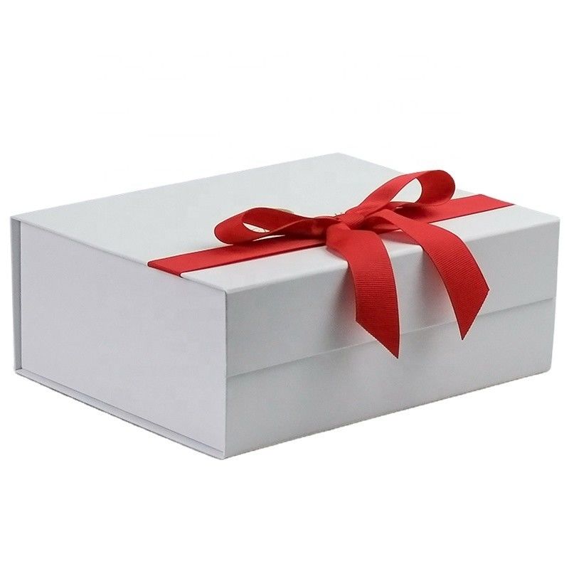 5cm Height Rigid Magnetic Flap Gift Box Drawer Type Multi Color Choices